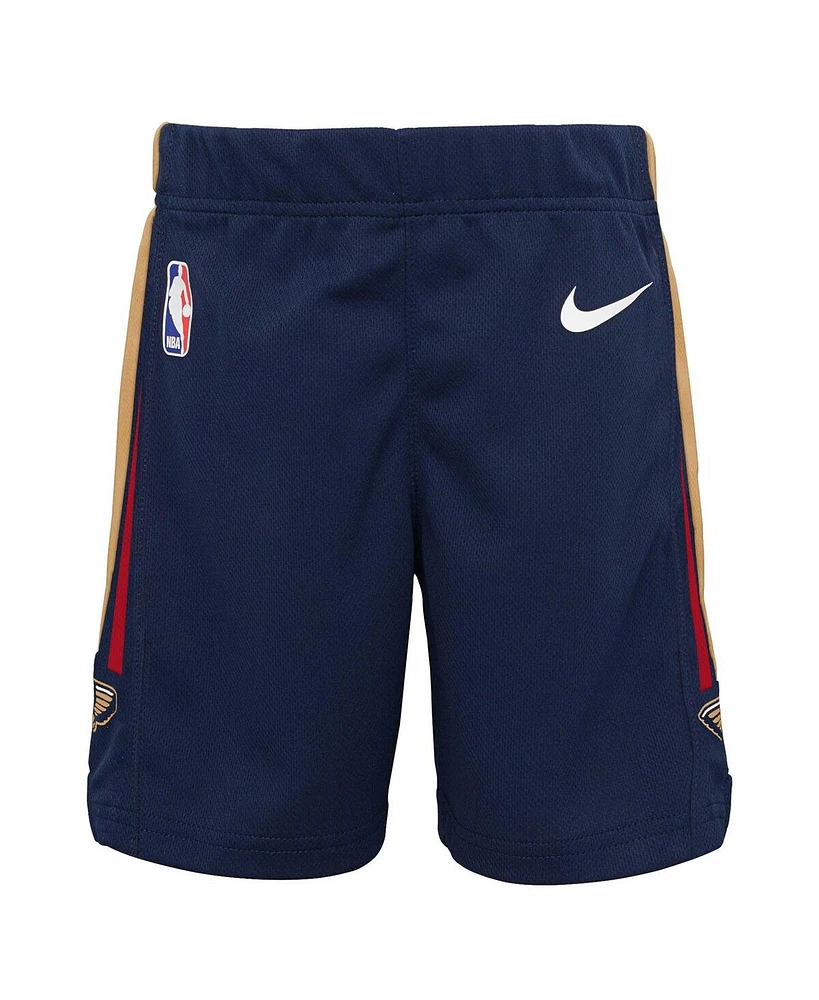 Nike Preschool Navy New Orleans Pelicans Icon Replica Shorts