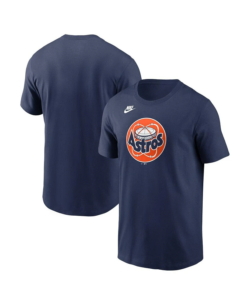 Nike Men's Navy Houston Astros Cooperstown Collection Team Logo T-Shirt