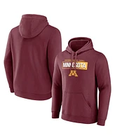 Fanatics Men's Maroon Minnesota Golden Gophers Iconic Fleece Down The Field Pullover Hoodie