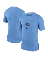 Nike Men's Royal Chicago Cubs City Connect Performance Raglan Base Layer T-Shirt
