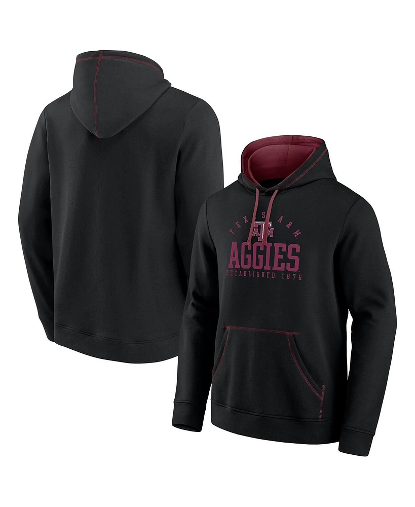 Fanatics Men's Black Texas A & M Aggies Toppler Fleece Pullover Hoodie