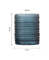 The Wine Savant Khen Hobnail Glasses, Set of 6