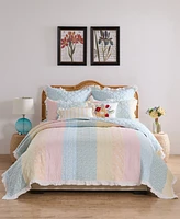 Greenland Home Fashions Ruffled Shabby Chic -Pc. Quilt Set