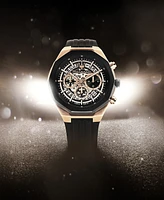 Maserati Men's Chronograph Black Silicone Watch, 45mm