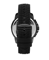 Maserati Men's Chronograph Black Silicone Watch