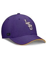 Nike Men's Purple Lsu Tigers 2025 Dugout Coaches Rise Swoosh Performance Flex Hat