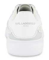 Karl Lagerfeld Paris Men's Side Patch Court Lace Up Sneakers