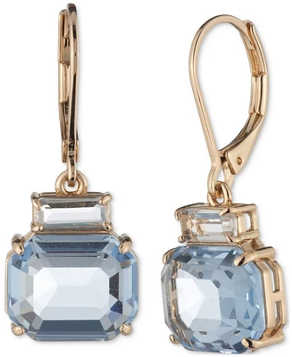 Lauren Ralph Lauren Gold-Tone Stone Leverback Drop Earrings
