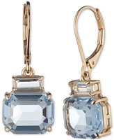 Lauren Ralph Lauren Gold-Tone Stone Leverback Drop Earrings