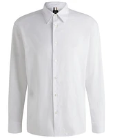 Boss by Hugo Men's Embroidered Relaxed-Fit Dress Shirt