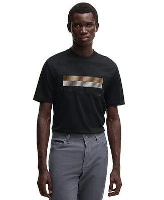 Boss by Hugo Men's Mercerized-Cotton Regular-Fit T-Shirt