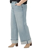 Silver Jeans Co. Plus Highly Desirable High Rise Wide Leg