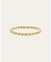 14k Gold Twist Band