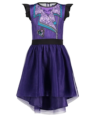 Descendants Mal Tulle Sequin Cosplay Dress