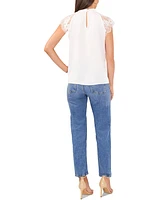 Vince Camuto Women's Lace-Sleeve Top
