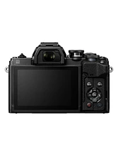 Olympus Om-d E-M10 Mark Iv Camera, Black Bundle with 64GB Sd Card, Shoulder Bag, Extra Battery, Smart Charger