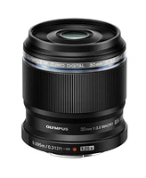 Olympus M.Zuiko Digital Ed 30mm f/3.5 Macro Lens for Micro Four Thirds, Black