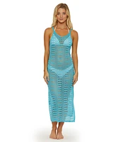 Isabella Rose Women's Tuscany Knit Tank Swim Cover-Up Dress