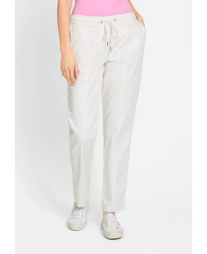 Olsen Women's Lisa Fit Straight Drawstring Pant