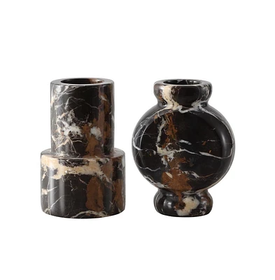Reign Marble Vase (Set of 2)