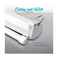Pyle Universal 100-Inch Roll-Down Manual Projection Screen – Matte White (59.8" x 79.9")