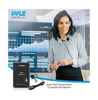 Pyle Wireless Microphone System – Vhf Fixed Frequency with Adjustable Volume Control