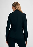 Isaac Mizrahi Women's Single Breasted Blazer