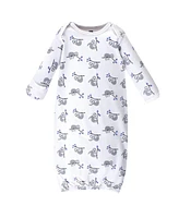 Hudson Baby Baby Boys Hudson Cotton Gowns Explorer, Preemie/Newborn