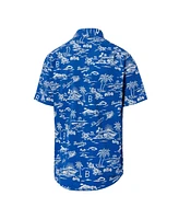Reyn Spooner Men's Royal Brooklyn Dodgers Cooperstown Collection Kekai Button-Down Shirt