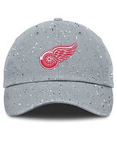 Fanatics Women's Gray Detroit Red Wings Heritage Snow Day Speckle Adjustable Hat