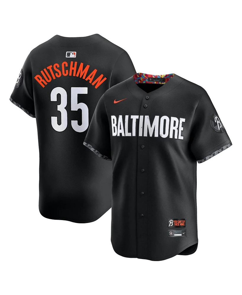 Nike Men's Adley Rutschman Black Baltimore Orioles City Connect Limited Player Jersey