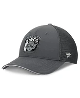 Fanatics Men's Gray Los Angeles Kings Authentic Pro Home Ice Trucker Adjustable Hat