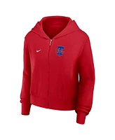 Nike Women's Red Philadelphia Phillies Lightweight Full-Zip Hoodie
