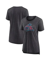 Fanatics Women's Heather Charcoal Columbus Blue Jackets Special Edition 2.0 Modern T-Shirt