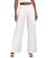 Guess Women's Mid-Rise Wide-Leg Jeans