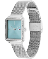 Tommy Hilfiger Women's Quartz Silver-Tone Stainless Steel Bracelet Watch, 21.3mm