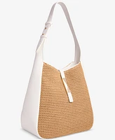 I.n.c. International Concepts Salee Straw Shoulder Bag, Exclusively at Macy's