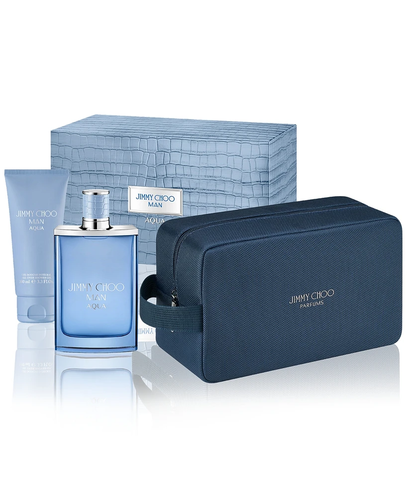 Jimmy Choo Men's 3-Pc. Man Aqua Eau de Toilette Gift Set