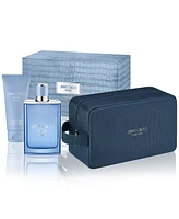 Jimmy Choo Men's 3-Pc. Man Aqua Eau de Toilette Gift Set