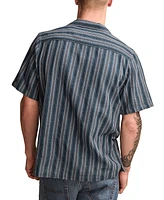 Lucky Brand Men's Camp-Collar Stripe Shirt