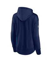 Fanatics Women's Navy Winnipeg Jets Authentic Pro Rink Full-Zip Hoodie