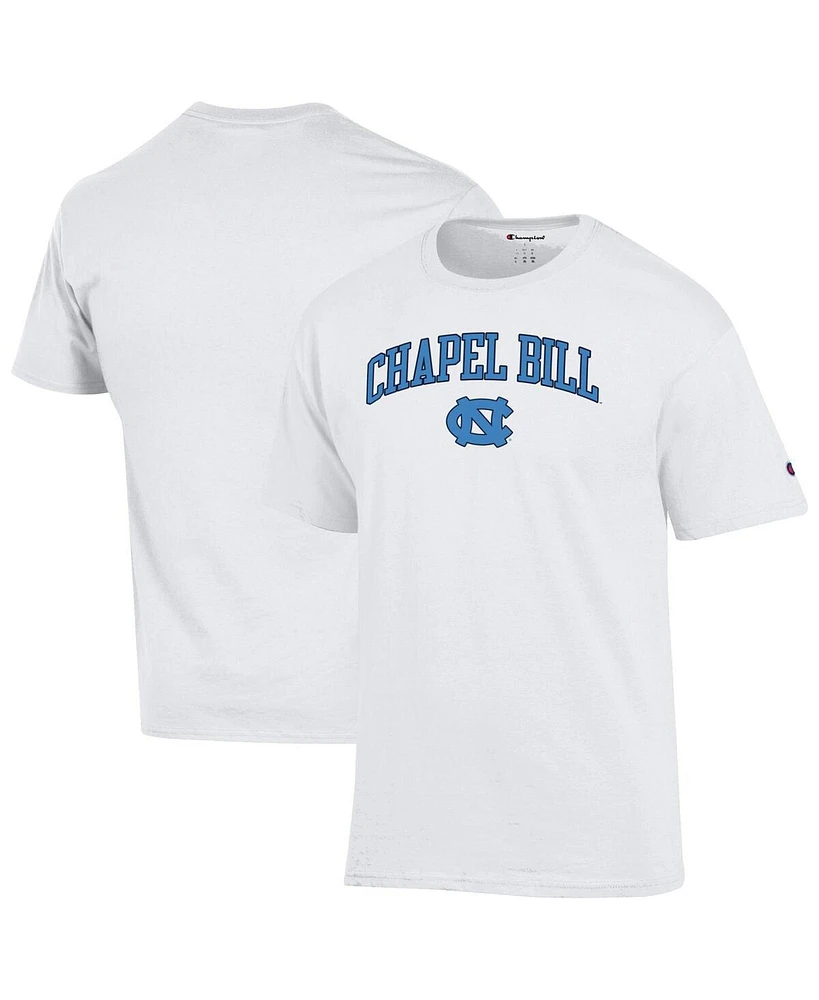 Champion Men's White North Carolina Tar Heels Chapel Bill T-Shirt