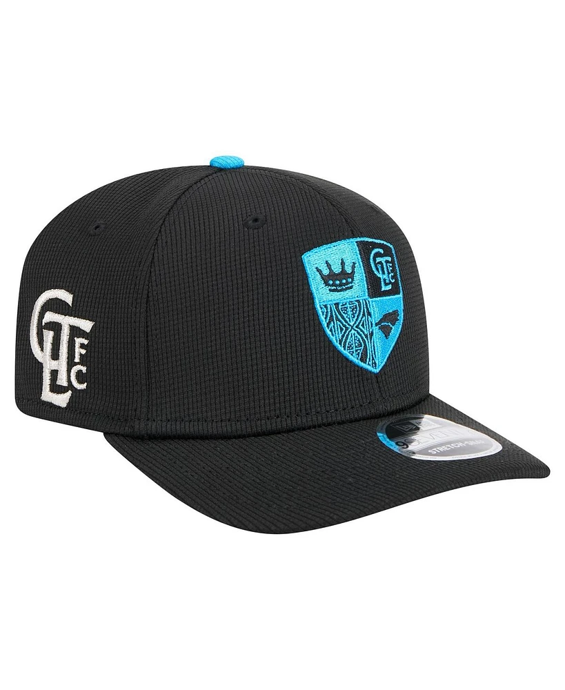 New Era Men's Black Charlotte Fc 2025 Jersey Hook 9SEVENTY Stretch-Snap Hat
