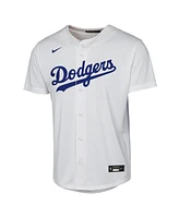 Nike Big Boys and Girls Mookie Betts White Los Angeles Dodgers Home Replica Player Jersey