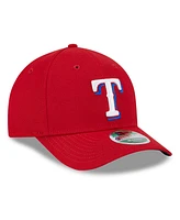 New Era Men's Red Texas Rangers Player Replica 9FORTY Adjustable Hat