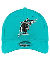 New Era Men's Teal Florida Marlins Player Replica 9FORTY Adjustable Hat