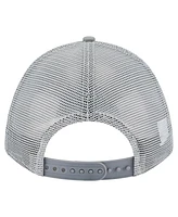 New Era Men's Gray Baltimore Ravens Domain A-Frame Trucker 9FORTY Adjustable Hat