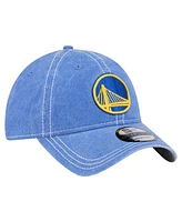 New Era Men's Royal Golden State Warriors Pigment Dyed 9TWENTY Adjustable Hat