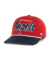 '47 Brand Men's Red Los Angeles Angels Drop Shadow Rope Hitch Adjustable Hat
