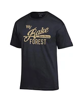 Champion Men's Black Wake Forest Demon Deacons Rake T-Shirt